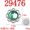 Accesorios Sencillos y Versátiles de Plato de Flor, Piezas de Joyería de Aleación de Flor Coloridas Brillantes Incrustadas con Diamantes Redondos, Materiales Hechos a Mano para Ropa