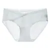 Pantaletas de maternidad de nuevo diseño en V de tiro bajo con soporte abdominal seleccionadas cuidadosamente al por mayor, entrepierna de algodón 7A antibacteriana suave transpirable ropa interior de maternidad