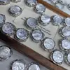 Caixa Mágica de Conchas Brancas Naturais Gato da Lua Acessórios de Joias Escultura Base Meia Prata com Forte Sensação de Luz Pulseira DIY, etc.