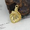 Jóias DIY ouro real 24k grampo de cabelo de noiva material pulseira colar brincos acessórios pingente folha de copo de leite A582