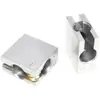 Rueda para riel de puerta corrediza 1530, bloque de esquina, conector para puerta corrediza de perfil 1530, bloque de fijación de ángulo de 90 grados de aleación de aluminio