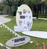 Festival Chongyang Jardim de Infância Atividade ao Ar Livre de Construção de Equipe Quadro de Assinaturas Jogos de Lançamento de Sacos de Feijão Adereços Planejamento de Casamento Parede de Fundo Placa KT