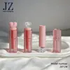 Pedido Jinze: Tubo Coração/Diamante com Tampa Quadrada, Tubo de Batom de Encaixe, Material de Embalagem Tubo Plástico Vazio