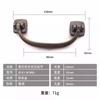 En Stock Tirador de Aleación de Zinc Transfronterizo con Doble Agujero para Herrajes de Muebles, Puerta de Cajón y Gabinete, Tirador de Puerta de Gabinete Antiguo Estilo Americano