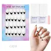 24 Peças de Unhas Postiças Usáveis para Adultos Produtos Acabados Transfronteiriços Patches de Manicure de Alta Qualidade Manicure Amêndoa Removível Atacado
