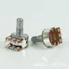 Potenciômetro Rotativo Série Rk Link Único Duplo com Interruptor e à Prova de Poeira Potenciômetro de Tom Ajustável Velocidade Dimmer Personalização