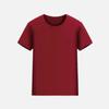 Camiseta de Verano de Manga Corta para Hombre Juvenil Cuello Redondo Color Sólido Ajustada Talla Grande Manga Corta Camiseta Básica Camiseta Deportiva para Estudiante Moderna