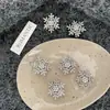 Pinza para el pelo de aleación con forma de copo de nieve, pedrería de perla súper brillante coreana, pinza lateral para mujeres, moda, pinza para flequillo lateral, pinza de pico de pato, horquilla