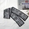 Cinta Retro Francesa, Simple y Versátil, Diadema Larga de Gama Alta, Pañuelo para el Cabello, Correa para Bolso, Seda de Imitación al por Mayor