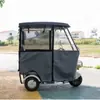 Nuevo Estilo Sin Cuero Minibús Cochera Engrosada Doble Capa Cálida Cortina de Lluvia Tela de Lluvia Simple Triciclo Cochera Toldo Fábrica Venta al por Mayor