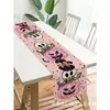 Camino de Mesa Nuevo Best-Seller de Amazon Transfronterizo con Estampado de Halloween, Sensación de Alta Gama, Decoración para Mesa de Sala y Mesa de Comedor, Mantel Personalizado