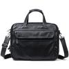 Moda Transfronteriza Bolso de Cuero Genuino para Hombre Maletín de Negocios Bolso Cruzado Retro para Hombre Bolso para Computadora de Cuero Genuino de 15.6 pulgadas