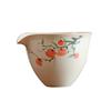 Mesa de Hielo Pintado a Mano Naranja Caqui Té Mar Taza Pública Individual Juego de Té Estilo Chino Accesorios Artefacto para Hacer Té Taza de Té Kung Tao