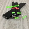 Perfil de aleación de aluminio tiras decorativas pintura negra lado desigual ranura de aluminio en forma de U letrero colgante marco de paquete ranura para marco mm