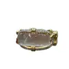 Anillo Irregular de Zirconia, Lujo Ligero y Sensación de Alta Gama, Anillo para Dedo Índice, Diseño de Personalidad Nicho, Joyería de Mano Moderna y Exquisita al por Mayor