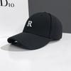Gorra de Moda para Mujer 2021 Nueva Letra R Sombrero Celebridad de Internet ins Verano Coreano Casual Parasol Gorra de Béisbol para Hombre