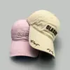 Gorra de Béisbol Casual Bordado de Letras Tridimensional Multicolor Unisex Visera Solar Versátil Exterior Parte Superior Suave Gorra de Pico Venta al por Mayor