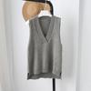 Chaleco 2022 primavera temperamento coreano para mujer cuello en V chaleco de punto al por mayor 7816