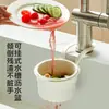Cesta Colgante para Desagüe de Lavabo para Cocina del Hogar, Separador de Lavabo para Residuos de Comida, Cesta para Lavar y Escurrir Frutas