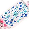 Pegatinas Hechas a Mano para Niños, Pegatinas de Diamantes, Pegatinas Brillantes de Diamantes, Pegatinas de Acrílico de Cristal, Pegatinas Educativas, Pegatinas de Corazón, Estéreo
