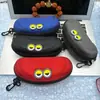 Fabricante Punto Mayorista Tela Oxford Cremallera Estuche para Gafas Bolsa Gancho Negro Anti-Presión Estuche para Gafas de Sol Diyeva