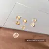 Celebridad de Internet Pila Inferior Taladro Uñas Arte Joyería Destello Corazón Torcido Ovalado Maillard Cristal Pila Taladro Bola Uñas Arte Joyería