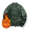 Chaqueta de Hombre Otoño Chaqueta Bomber Chaqueta de Béisbol Fuerza Aérea Hombre Talla Grande Chaqueta de Trabajo Manga Larga Elegante