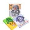 Prato de Silicone Cartoon Criativo Transfronteiriço para Crianças Bebê com Ventosa Conjunto de Louça Suplementar Comprimido de Peça Única