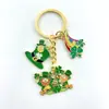 Llavero del Festival de la Cerveza Hierba de la Suerte Transfronterizo Colgante de Sombrero de Aleación del Festival Irlandés Colgante para Bolso Regalos Europeos y Americanos