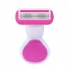 Maquinilla de afeitar para mujer con caja de almacenamiento, Depiladora indolora para vello de piernas y cuerpo, Portátil