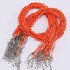 Cadena de suéter coreana de 45 cm, accesorio, cuerda de cera blanca, cadena para el cuello, colgante, cuerda tejida, joyería, collar, cuerda