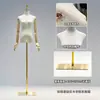 Tienda de ropa accesorios para maniquíes ropa de mujer ventana maniquí de medio cuerpo perchero muñeca falsa maniquí de vestido de novia soporte de exhibición