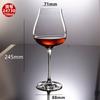 Copa de Vino Tinto de Cristal Copa Tulipán Utensilios para Vino Traje para el Hogar Copa de Uva de Vientre Grande 10 Cajas por 2 Cajas