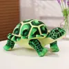 Fofa Tartaruga Pequena de Simulação Boneca de Pelúcia Criaturas Marinhas Boneca Tartaruga Verde Boneca de Pano Calmante para Crianças