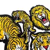 Parche Bordado de Tigre para Toalla de Alta Resistencia, Parche Bordado de Cabeza de León, Parche Bordado para Accesorios de Ropa, Fábrica de Origen