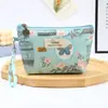 Bolsa de maquillaje linda con forma de dumpling estilo coreano, bolsa de almacenamiento impermeable plegable, neceser de viaje portátil, disponible para venta al por mayor