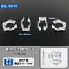 T5/T6/T8 Hebilla de Clip para Tubo de Plástico Clip de Fijación para Tira de Luz LED Redonda Transparente Impermeable Clip de Fijación para Tubo de Luz en Forma de U