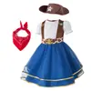 Saia Jeans de Halloween Fantasia de Princesa para Crianças Fantasia de Baile de Máscaras Fantasia de Feriado Fantasia de Role Play