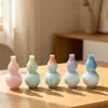 Jarrón Pequeño Creativo con Combinación de Esmalte de Cristal, Decoración Simple Moderna para el Hogar, Portaflores de Cerámica, Recipiente de Flores de Mesa Disparado a Alta Temperatura