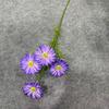 Simulación Monet Crisantemo de verano sin flocado Cosmos Flor de seda artificial Adornos florales de boda Decoración Flor falsa Impresión 3D