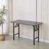 Mesa plegable sencilla con bordes reforzados, mesa cuadrada portátil, mesa de entrenamiento para oficina, mesa larga multifuncional, mesa de conferencias
