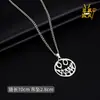 Collar de Acero de Titanio para Hombre, Colgante de Letra de Moda Hip-Hop, Cadena para Suéter Estilo Coreano, Collar Largo Estilo Lujo Ligero, Venta al por Mayor de Joyería