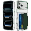 Capa de celular estilo coreano com porta-cartão, capa de celular portátil anti-queda adequada para 17 Pro Max, compatível com Apple 18, personalizável com seu próprio design