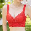 Ropa Interior de Alta Calidad para Mujer Pecho Pequeño Push-up Sin Aro de Acero Ajustable Relleno Pecho Grande Anticaída Sujetador de Lujo Europeo, Japonés y Coreano