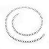Joyas de Venta Caliente Europeas y Americanas Chapado en Plata 925 40-50CM4MM Collar Tenis de Circón en stock Suministro Coreano de Venta Caliente