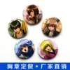 Mercancía de anime: ¡Haikyuu!! insignias de hojalata con los personajes de la Preparatoria Karasuno Hinata Tobio y Tsukishima Kei, insignias hechas a medida