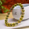 Pulsera vintage deagate natural de círculo único del Tíbet Joyería de estilo étnico tibetano Pulsera de cuentas de Buda de tres ojos Pulsera de cuentas del cielo