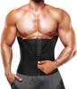 Cinto abdominal suado dos homens cinto de plástico fivela de três seios sauna cintura cintura selo cintura cinto esportivo barriga grande moldando roupas
