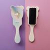 Peine de dientes duros portátil para peluquería, peine antinudos con bolsa de aire, peine de unicornio y poni de dibujos animados para niños, peine con cojín de aire, venta al por mayor