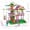 Blocos de Montar Tendência 7652 Castelo da Menina Casa na Árvore Montagem Vila Brinquedos de Partículas Pequenas Presente Transfronteiriço